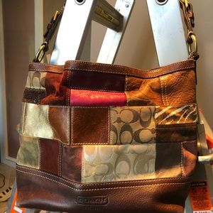 Coach pocketbook. Patchwork leather.